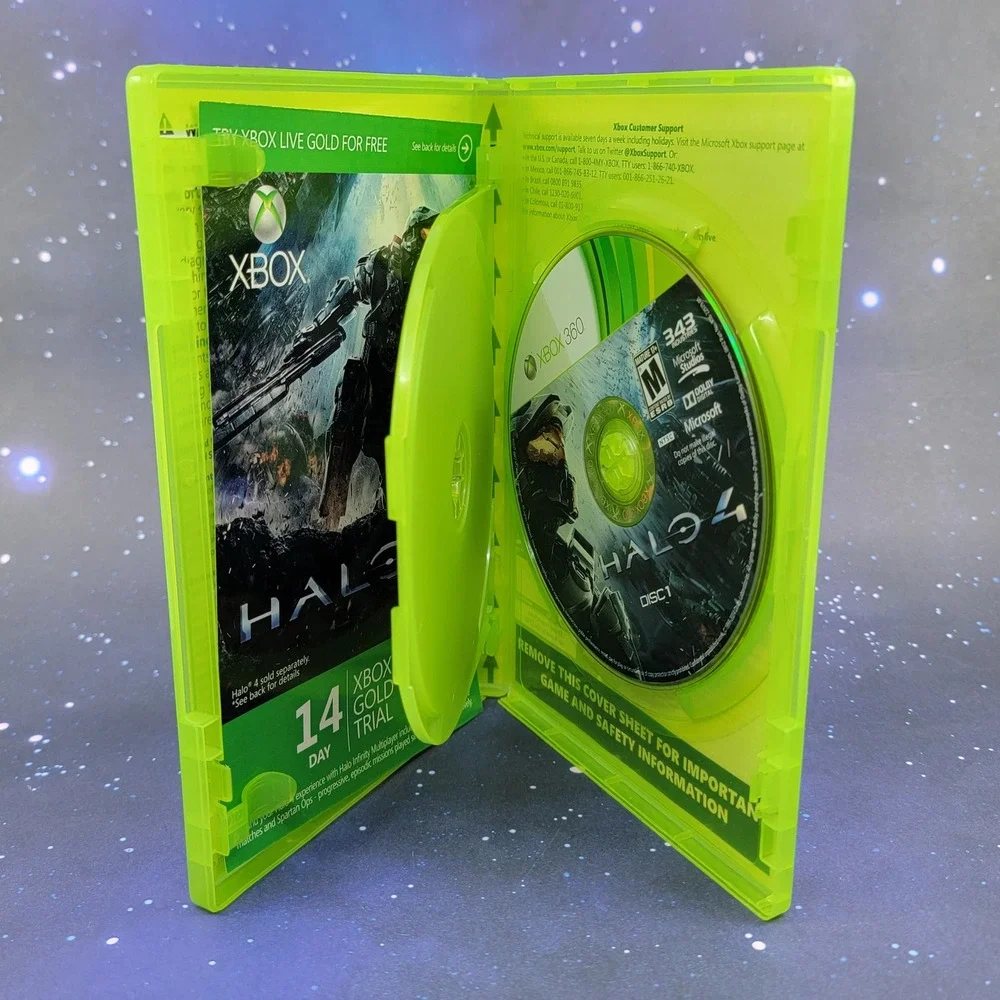 Halo 4 Xbox 360 Microsoft 2012 2-Disc Set Master Chief Reclaimer Saga NTSC